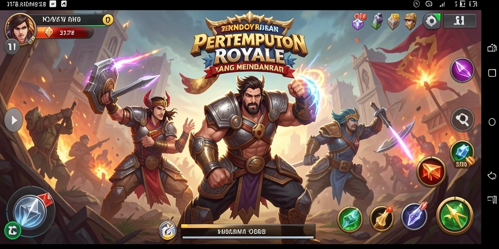Tampilan gameplay Battle Royale yang mendebarkan di 3178.