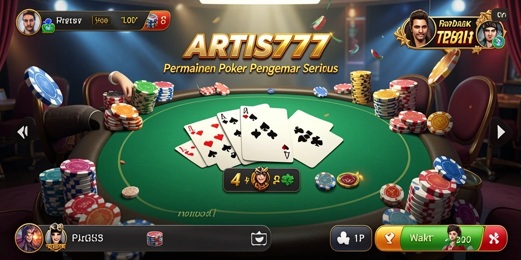 Tampilan gameplay seru dalam ARTIS777 yang menegangkan.