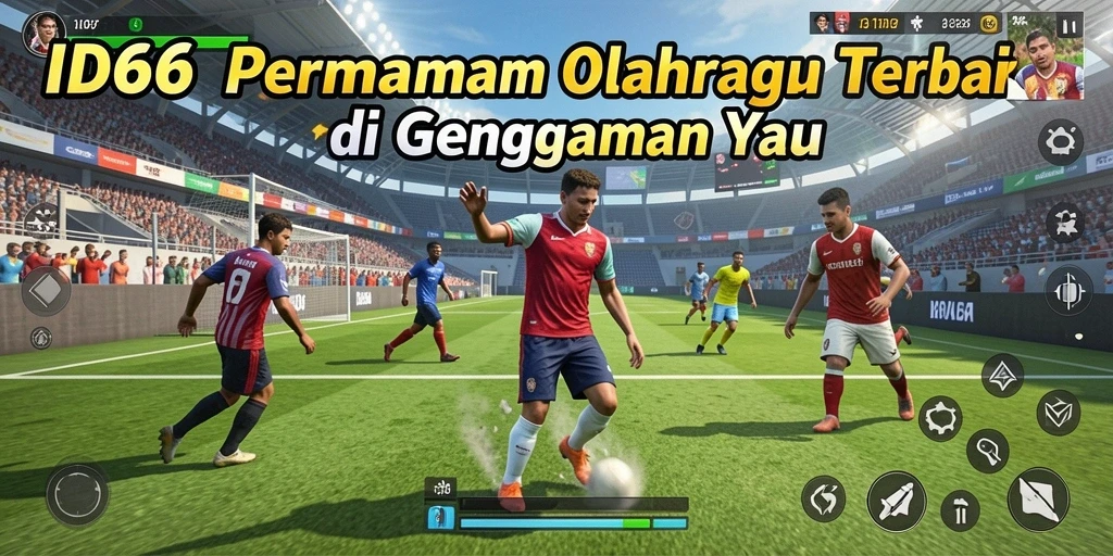 Tampilan gameplay mendebarkan dari ID66 dengan aksi olahraga seru.