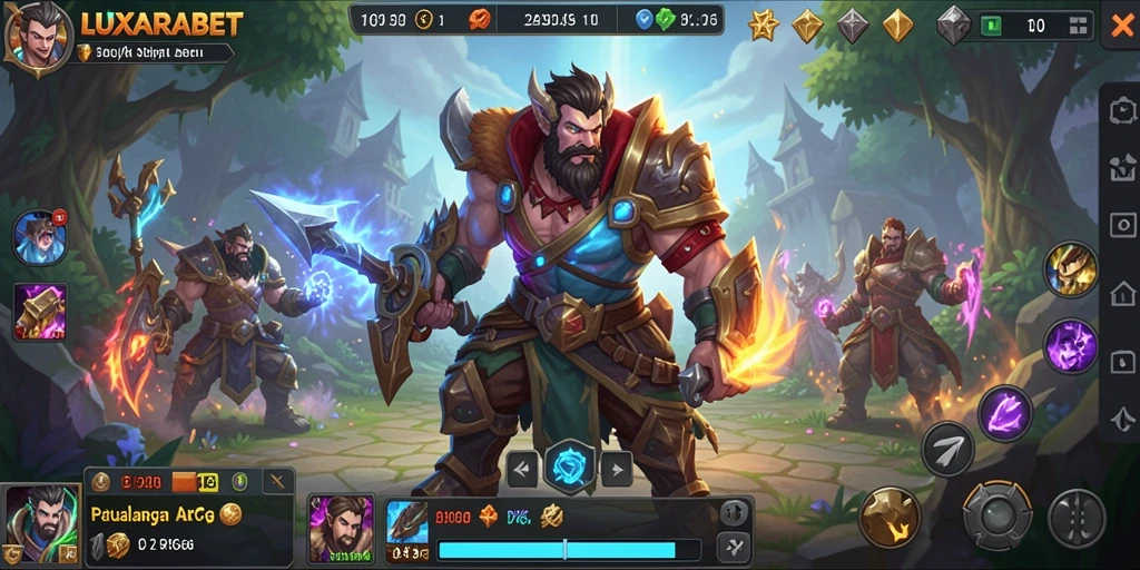 Gambaran gameplay seru LUXARABET dalam aksi ARPG.