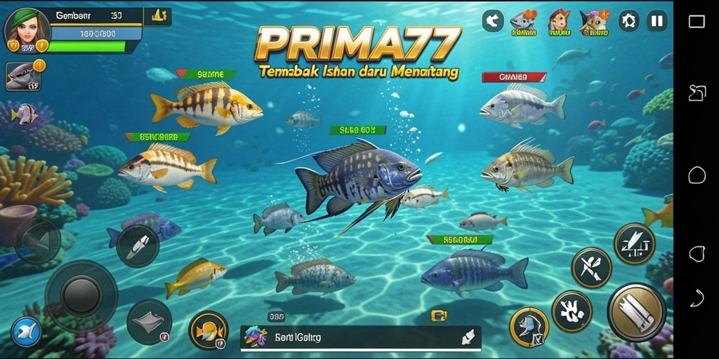 Gameplay seru Tembak Ikan dengan grafik menarik.